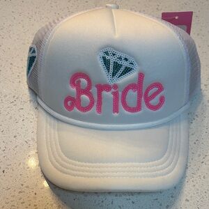 NWT Simply Southern White Bride trucker Hat!